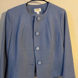 Dusty blue Jacket and skirt